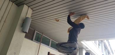 ALUMINIUM STRIP CEILING l siling jenis aluminium