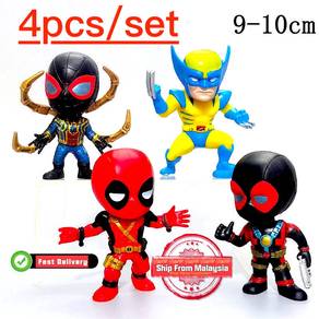 Marvel Deadpool & Wolverine X-Men Spiderman PVC Ac