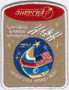 Soyuz TMA-09M-MKC Olympus Russia Human Space Patch