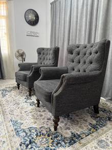 High Wingback Armchair