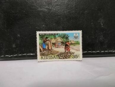 1983 Kiribati Stamp Copra Industry People