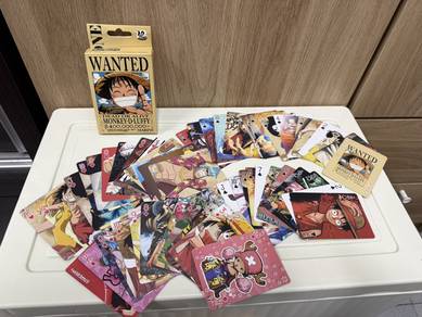 One Piece Wanted Luffy Poker Playing Cards