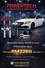 M/Benz W205 C Class Adjustable High-Low Soft-Hard