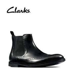 Clarks 50% off. Ronnie Top Black Leather Boots