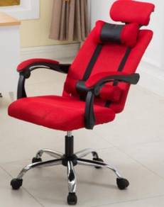 Red Gaming Chair Kerusi Game PC pejabat merah 2