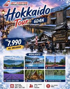 6D4N HOKKAIDO TOUR With FLIGHT 