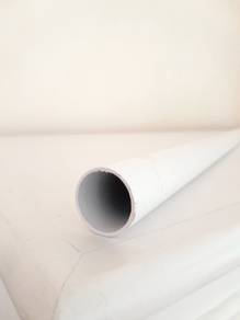 25mm Chrome Pipe Round Shape Rod Length 62cm 3 pc