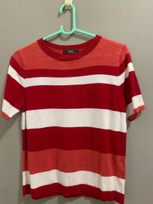iora Tri-Colored Knit Top (Size S)