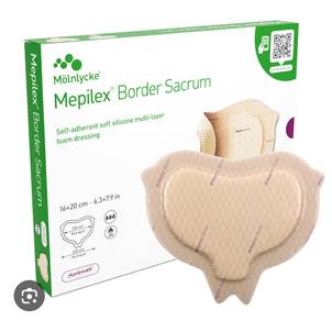 Mepilex Border Sacrum 16x20cm