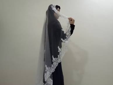 Veil frenh lace