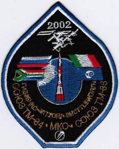 Soyuz TM-34 TM-33 MKC Uran Russia Space Patch