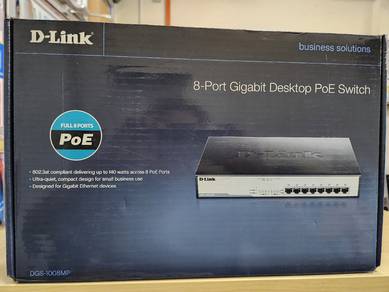 D-Link 8 Port Gigabit PoE Switch