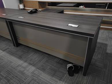 DIRECTOR TABLE 1800mm (L SHAPE W DRAWER)