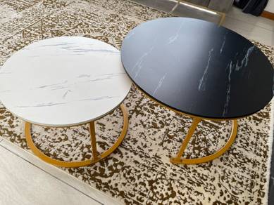 Round Nesting Coffee Table Set
