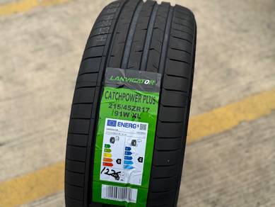 Tayar Baru 215 45 17 Lanvigator CatchPower Plus Tr