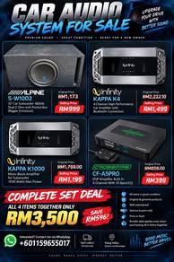 Car Audio System Set