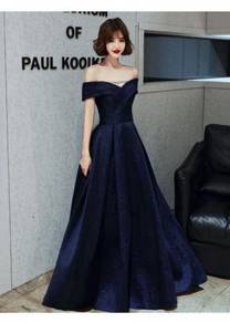 Blue wedding prom evening dress gown RBP1206