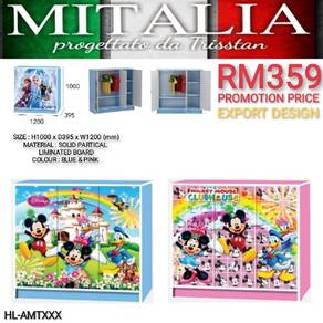Cartoon Cabinet Berkualiti | Almari Baju Budak