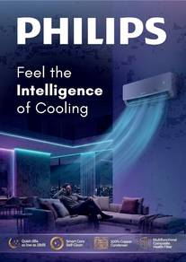 Philips 1hp Inverter aircond + install