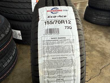 Tayar baru 155 70 12 Massimo ECO 2026 TYRE kancil