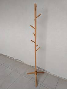 Wooden Tree Branch Coat Rack Stand