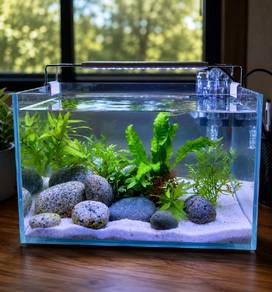30x18x20cm beginner full set aquascape with plants