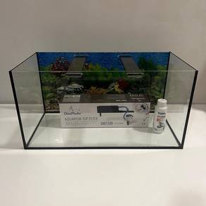 (New) Top Filter & Aquarium Fish Tank (2 feet)