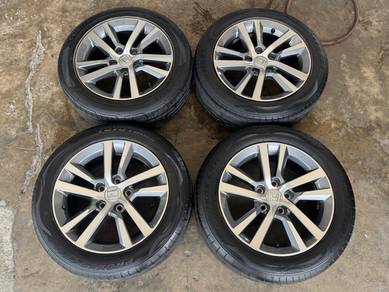 Rim second 16 honda civic fe siap tayar civic brv