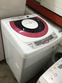 Fully Toshiba 9kg Basuh Mesin Automatic Washer Top