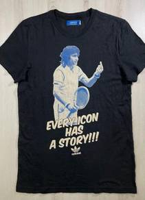 Adidas Icon Tennis Black Tee 2 Used