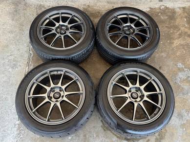 Sport rim second 18 wedsport tc105n siap tayar fc