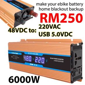 48VDC to 220VAC CONVERTER electric bicycle scooter