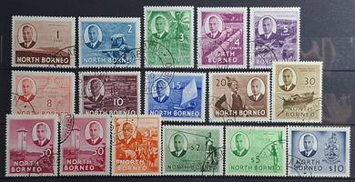 FULL SET ( DECENT POSTMaRK USED NORTH BORNEO