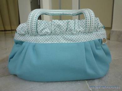 Light Blue/White NaRaYa Handbag