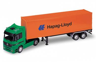 Welly 1-32 MERCEDES TRACTOR TRAILER CONTAINER