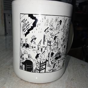 Rare Vintage 80s Lat X Esso Mug 