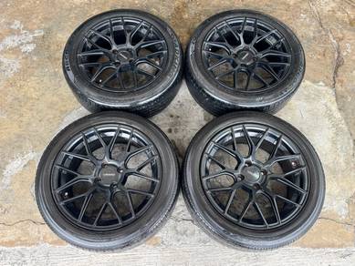 Rim second 16 Varror siap tayar myvi city vios gm6