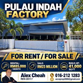 Warehouse / Factory For Rent in Pulau Indah (Pulau Lumut),SGR