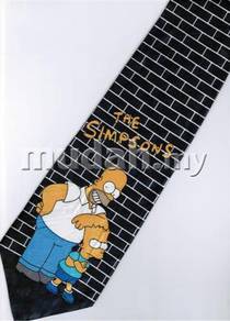 The Simpsons Homer Jay Bart Wall Cartoon Neck Tie