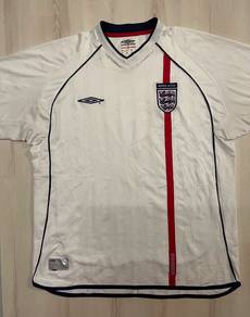 Umbro 2001 England Home Jersey #EZ2 Used