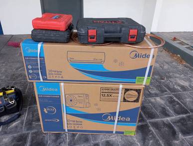 Midea 1.5hp Non Harga Siap Pasang Aircond KL480
