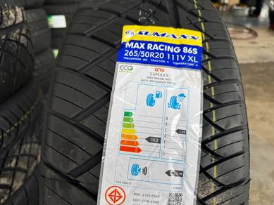 Tayar baru 265 50 20 sumaxx max racing 86S HT tyre