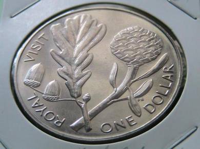 1981 New Zealand One Dollar (Large coin) BU