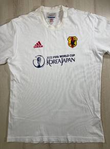 Adidas 2002 World Cup JFA White Tee #BW1 Used