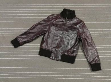 Right on leather jacket saiz s