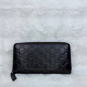 Authentic Gucci Wallet Long Brown Monogram
