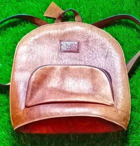 Sergio Rossi Original elephant leather backpack