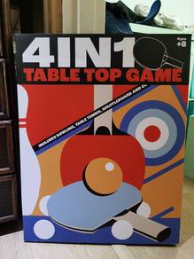 Brand New 4-in-1 Table Top Game (Bowling, Table Te