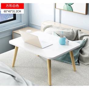 White Desk Laptop Table Student Learning Portable