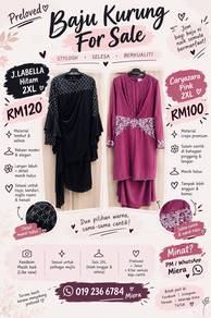 Miera preloved closet baju kurung